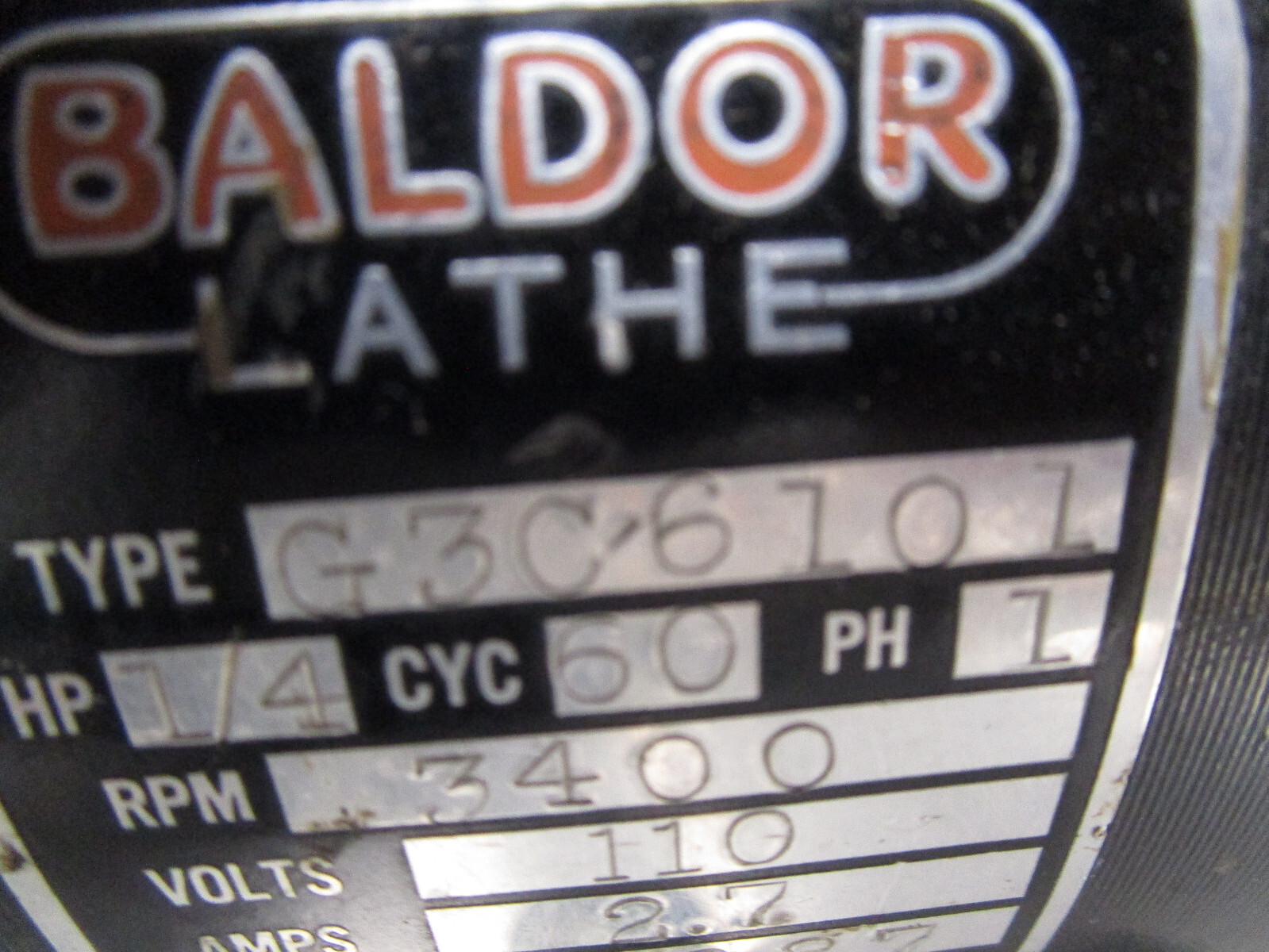 VTG Baldor 1/4 HP Dental Lathe Laboratory Polishing Carbide Bits Jeweler