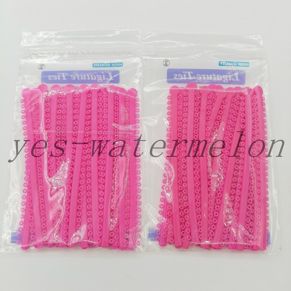 Dental Orthodontics Ligature Ties Elastics Rubber Bands O-ring 1000 Pcs/Bag