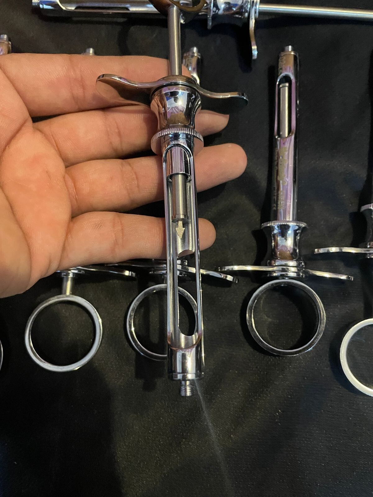 Lot of 5 Hu-Friedy CW Style Dental Anesthetic Aspirating 1.8ml Syringe SYRCW
