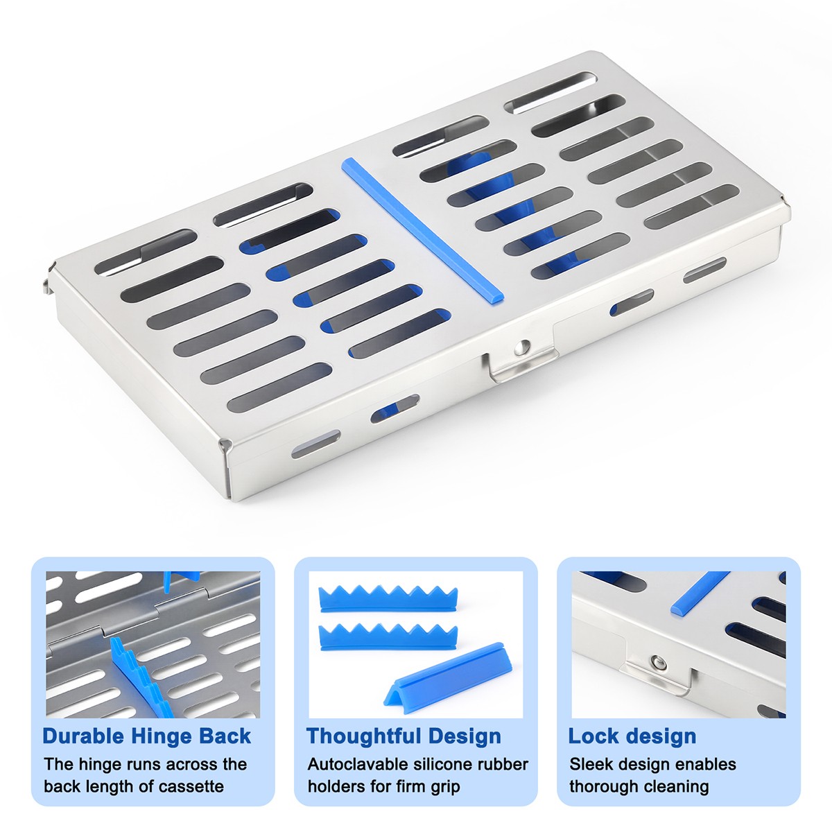 Dental Sterilization Rack Surgical Autoclavable Sterilization Disinfection Box