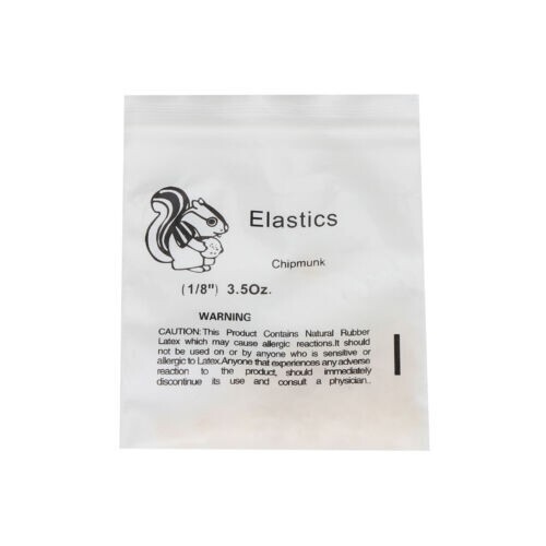 Dental Orthodontic Zoo Pack Elastics latex 3.5 OZ 1/8″ Chipmunk Bands 5000pcs