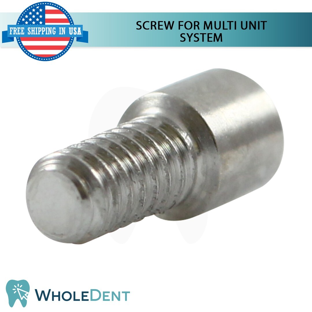 10X Titanium Screws For Straight & Angulated Multi Unit 1.6 Abutment Dental