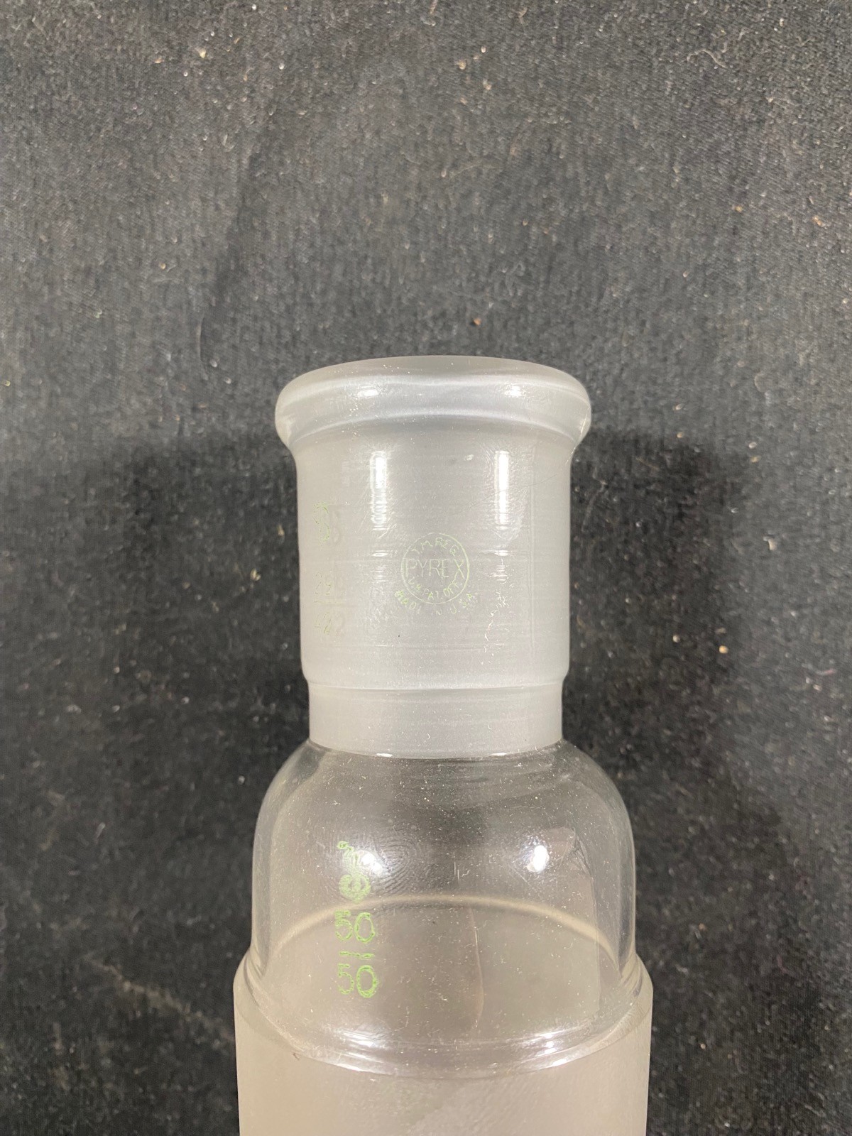 PYREX Glass 29/42 Outer 50/50 Inner Reducing Connecting Adapter 8820-2950