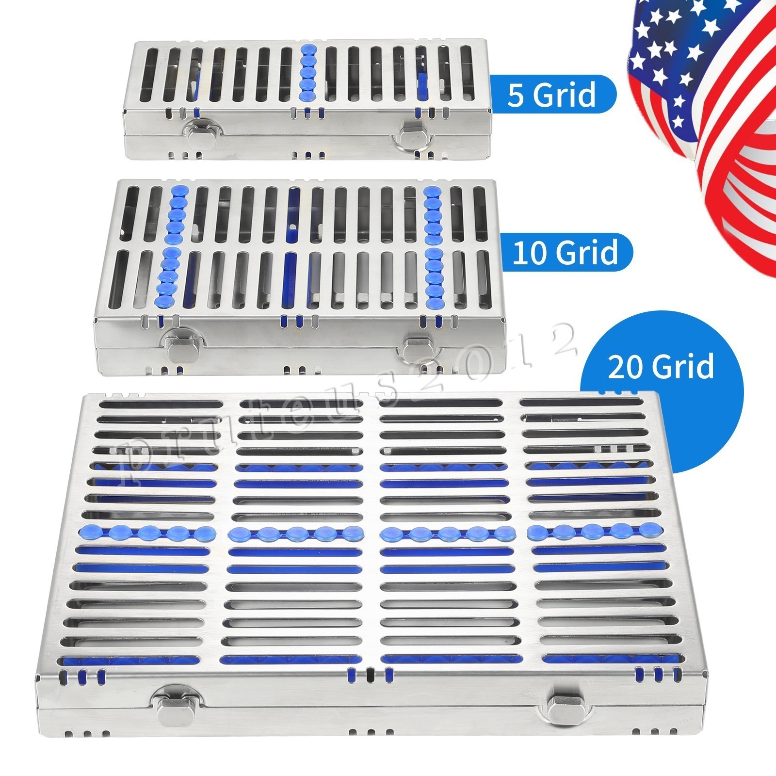 Dental Instruments Cassette Tray Sterilization Box Autoclave Surgical Instrument