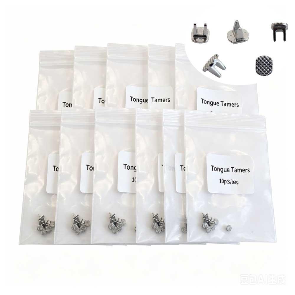 Dental Ortho Bite Turbos Openner Tongue Tamers Monoblock Bondable Hinge 10 Packs