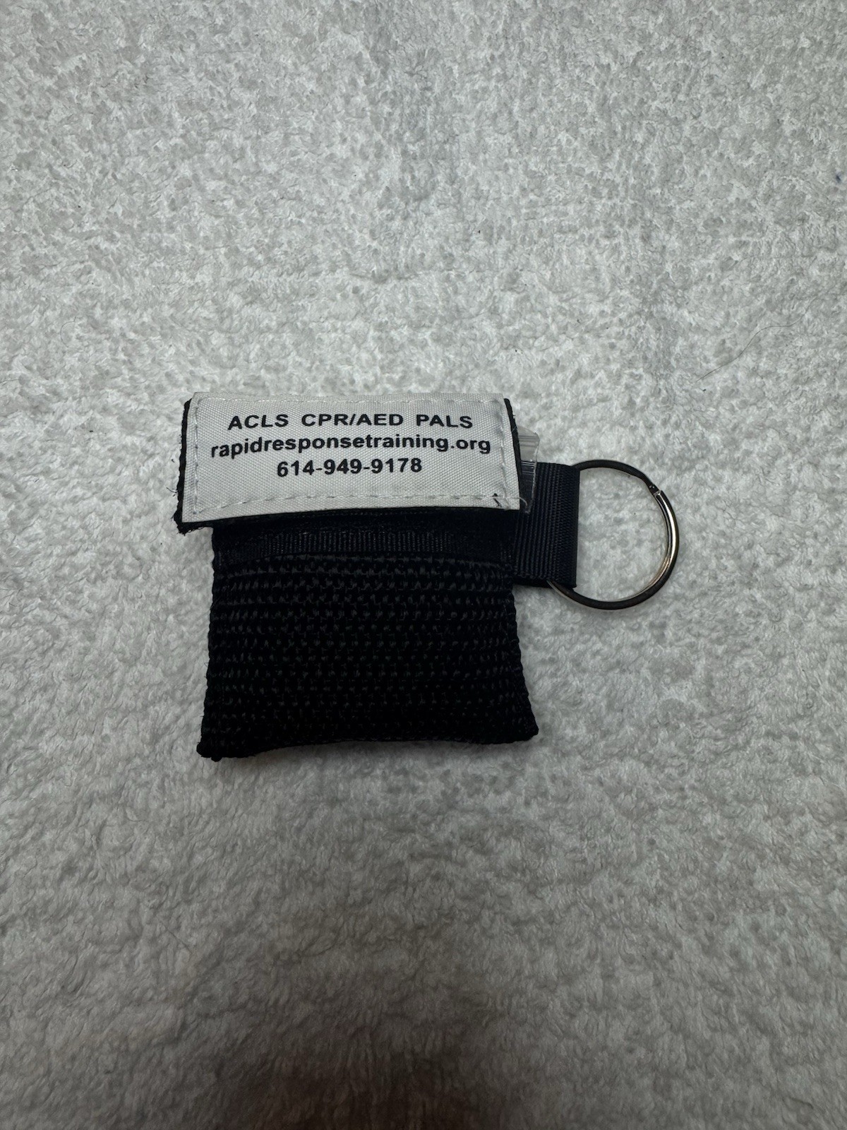 CPR Mask Keychain with CPR Face Shield