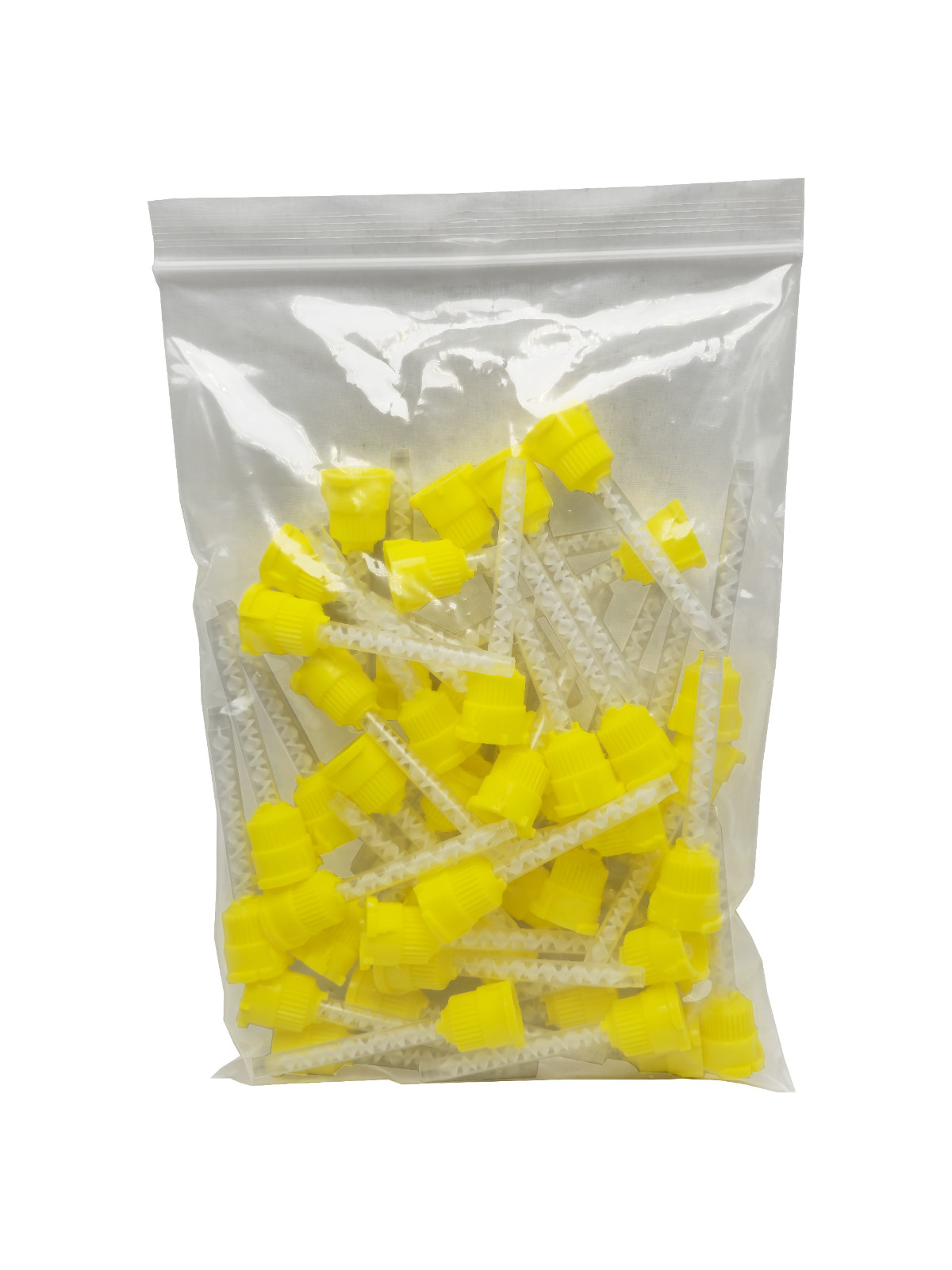 Dental Yellow HP Mixing Tips Defend Type 240 x 4.2mm Light Body Mydent Style