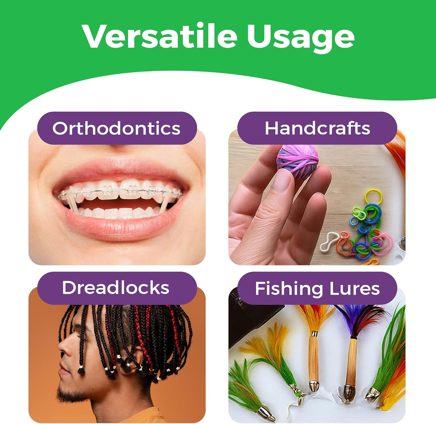 Orthodontic Rubber Bands for Braces – Premium Quality Elastic Teeth Rubber Bands
