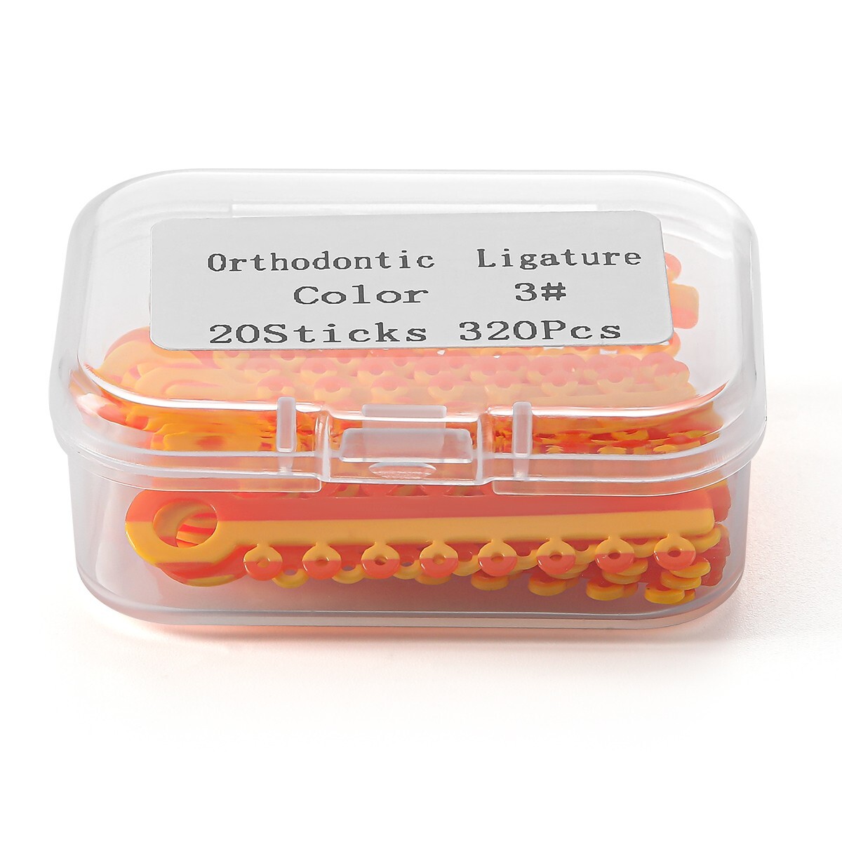 AZDENT Dental Orthodontic Ligature Ties Elastic Rubber Bands /Bracket Mini Roth