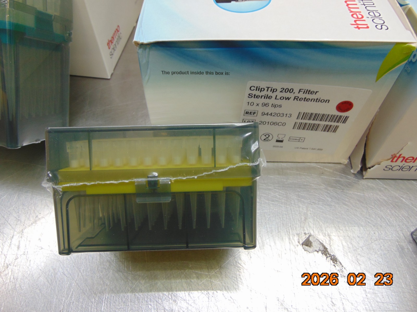 (960/Pk) THERMO ClipTip 200uL Low Retention Filter Pipet Tips 10×96/Rk 94420313