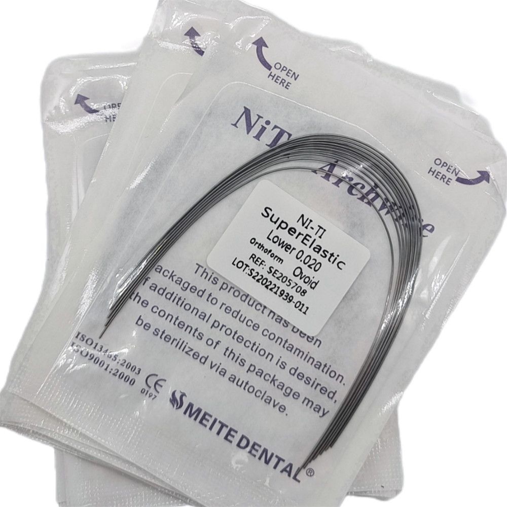 Dental Orthodontic Super Elastic Niti Arch Wire Round 012-020 UPPER LOWER
