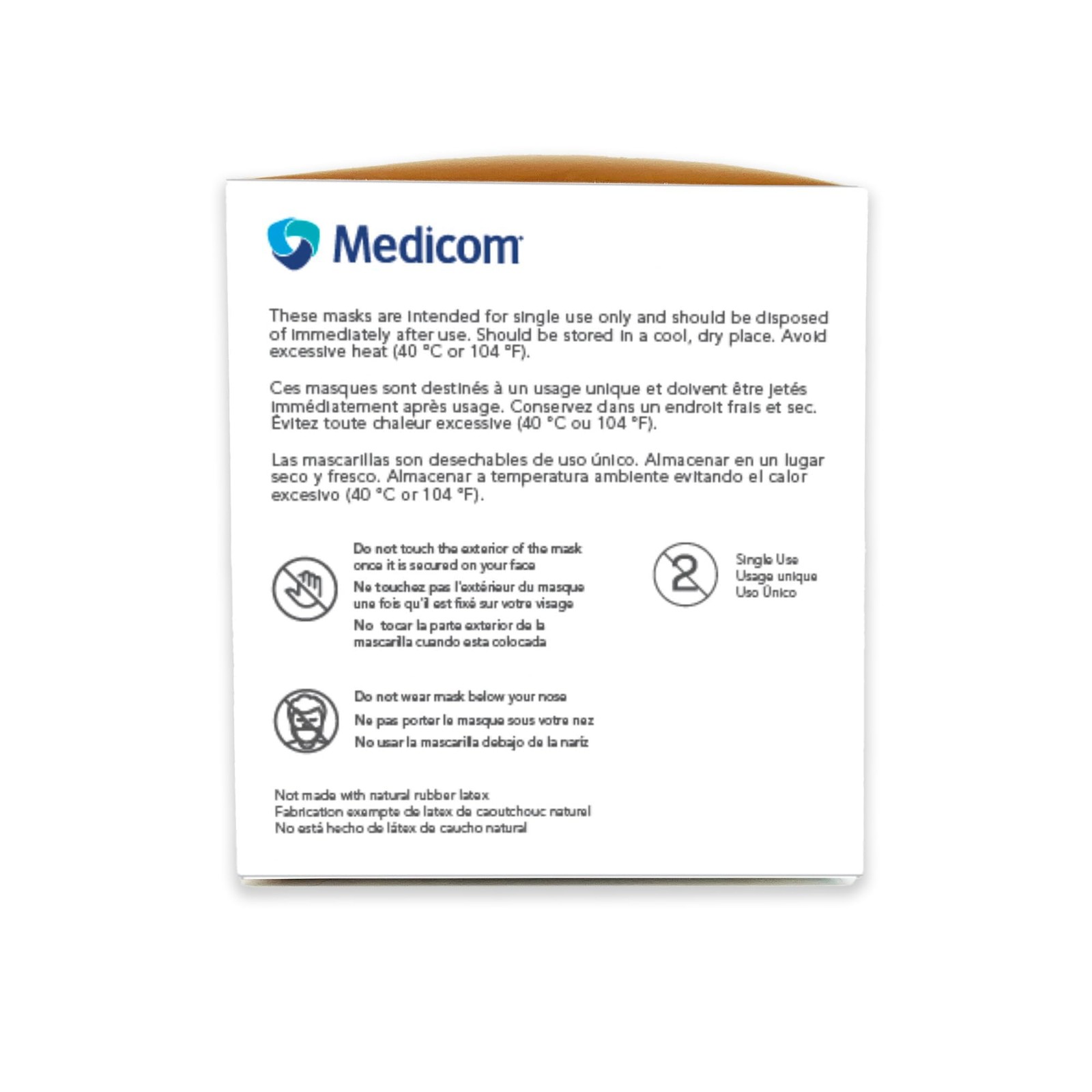 ASTM Level 3 Disposable Face Masks – Box of 50 ASTM Level 3, ≥98% BFE, 3-Ply …