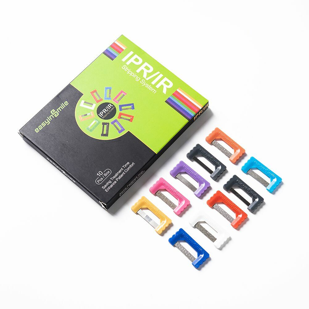 50x Orthodoncia Dental IPR IR Polish Strips Interproximal reduction serrated saw