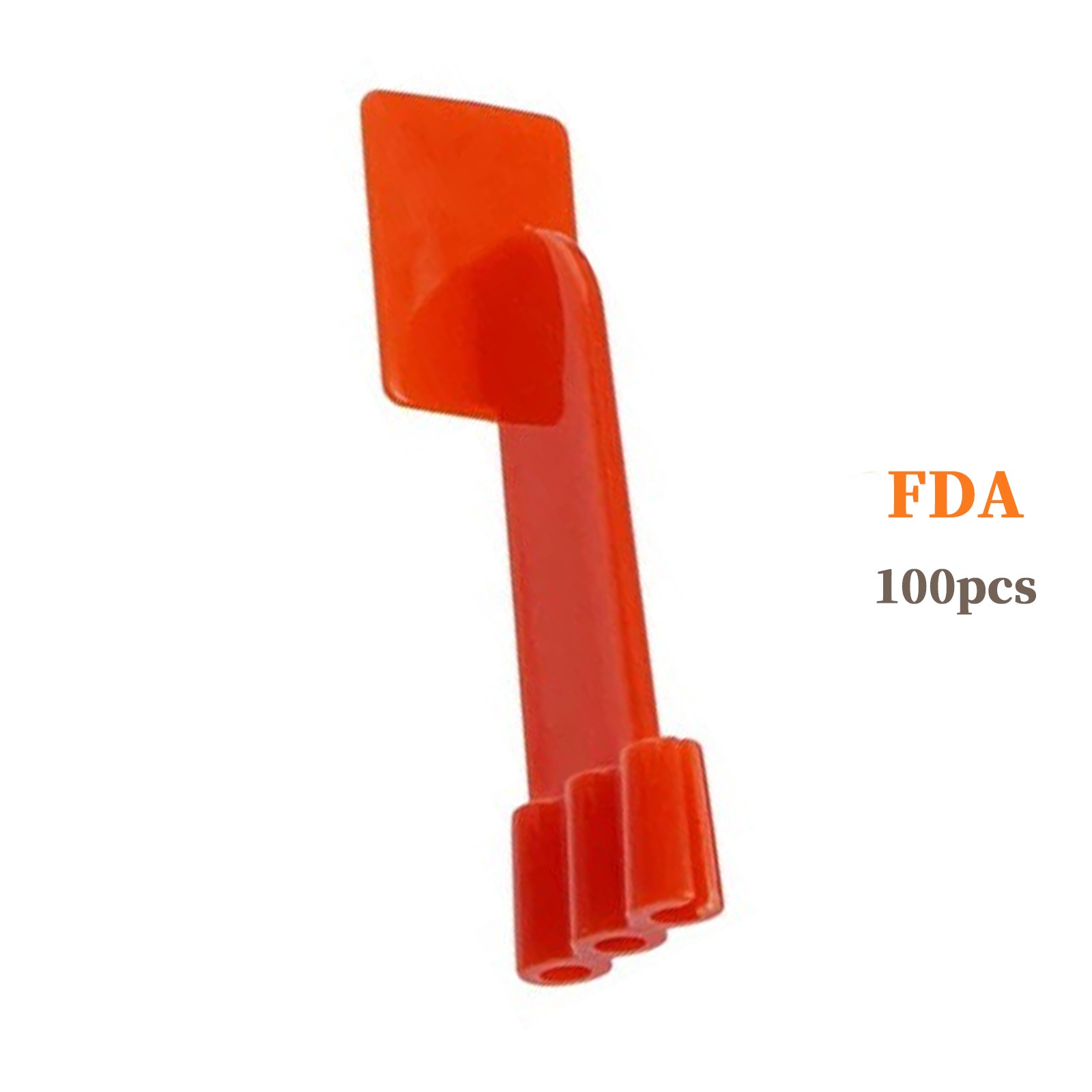 100x Dental Sensor Holder self-adhesive Digital X-ray Sensor Holder Bitewing Red