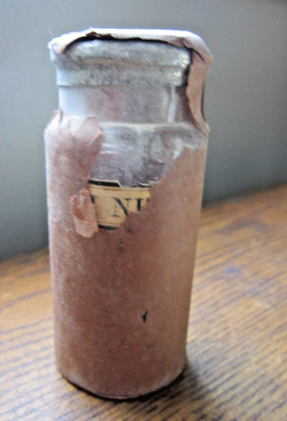 NOS Silver Nitrate Crystal Bottle Rosengarten & Sons Chemical Jar Argenti Nitras
