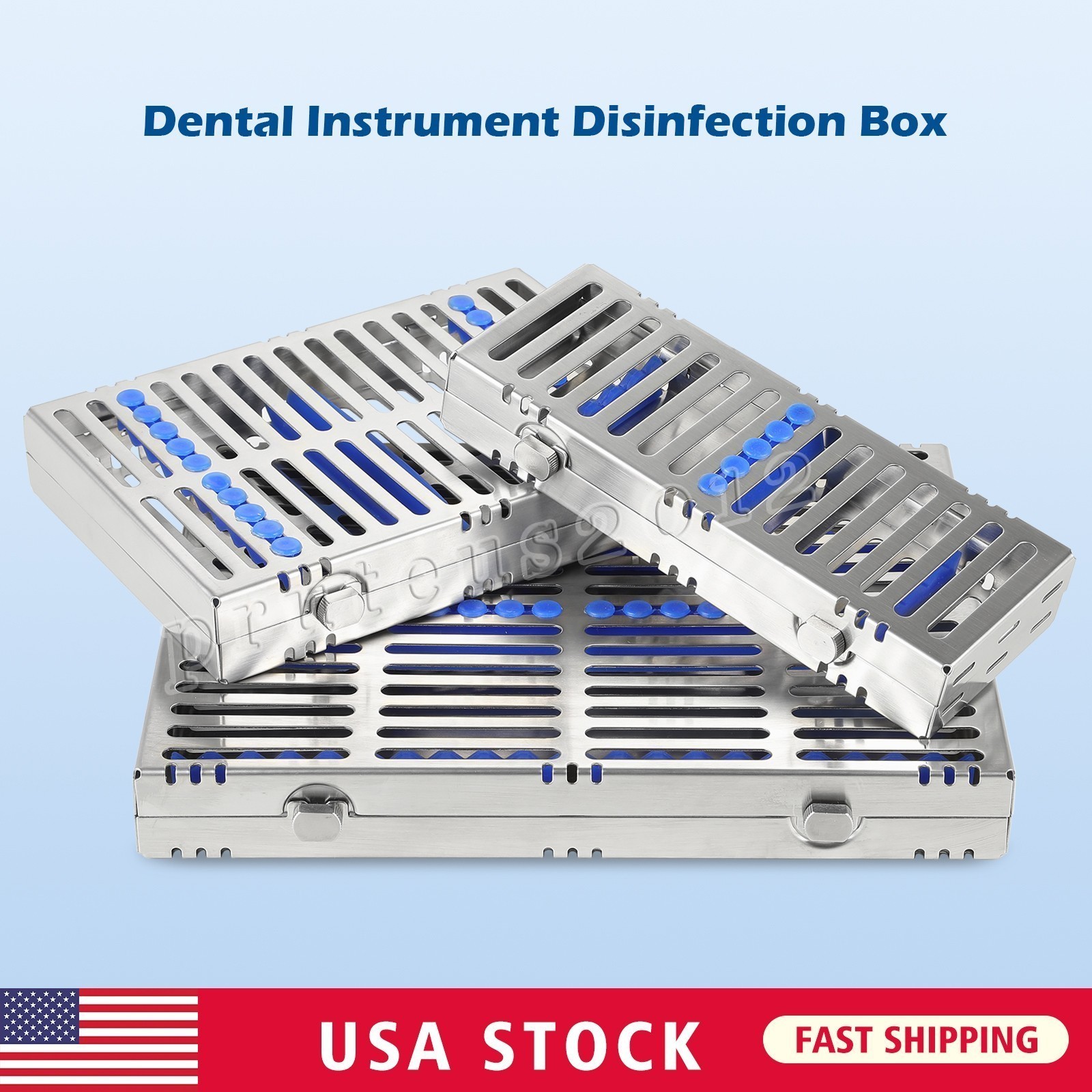 Dental Instruments Cassette Tray Sterilization Box Autoclave Surgical Instrument