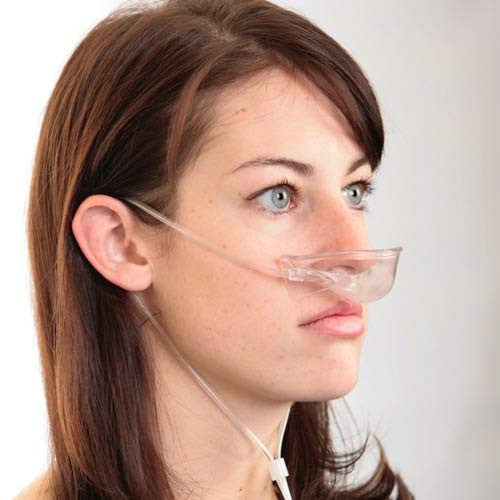 Comfortable Safety Mask with Kink Resistant Tubing for O2 Patients Pack of 1