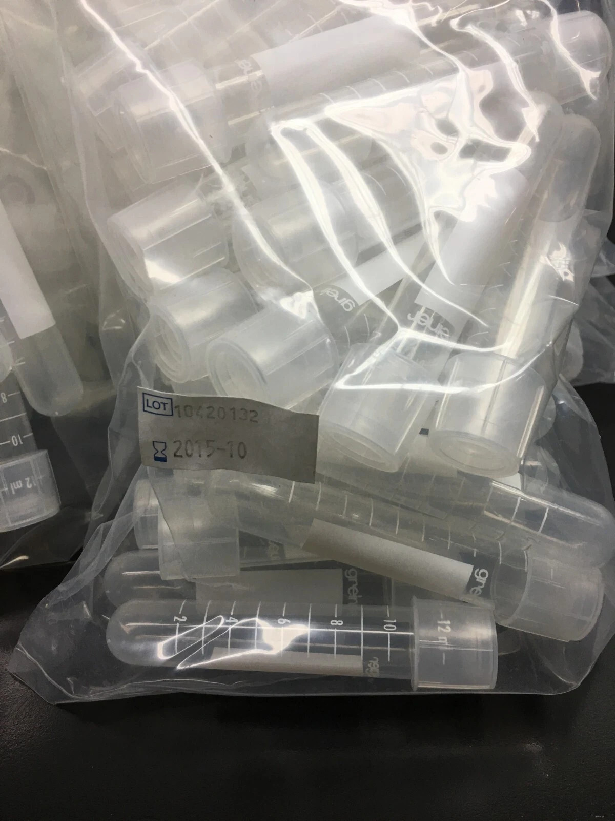 Greiner Bio-One REF 160101 | 12mL PS 16/100 MM ROUND BOTTOM Lot 25 Packs