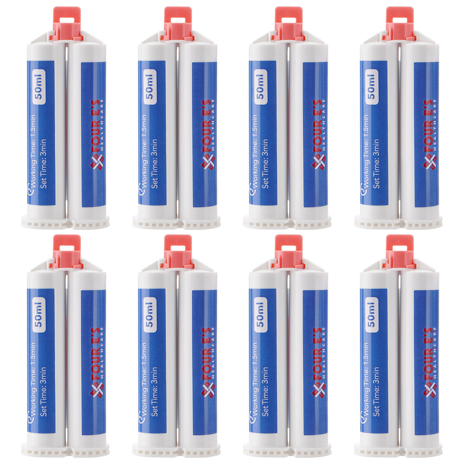 8X Dental Light Body Fast Rapid Set Dental Impression Material 50mL VPS PVS USA