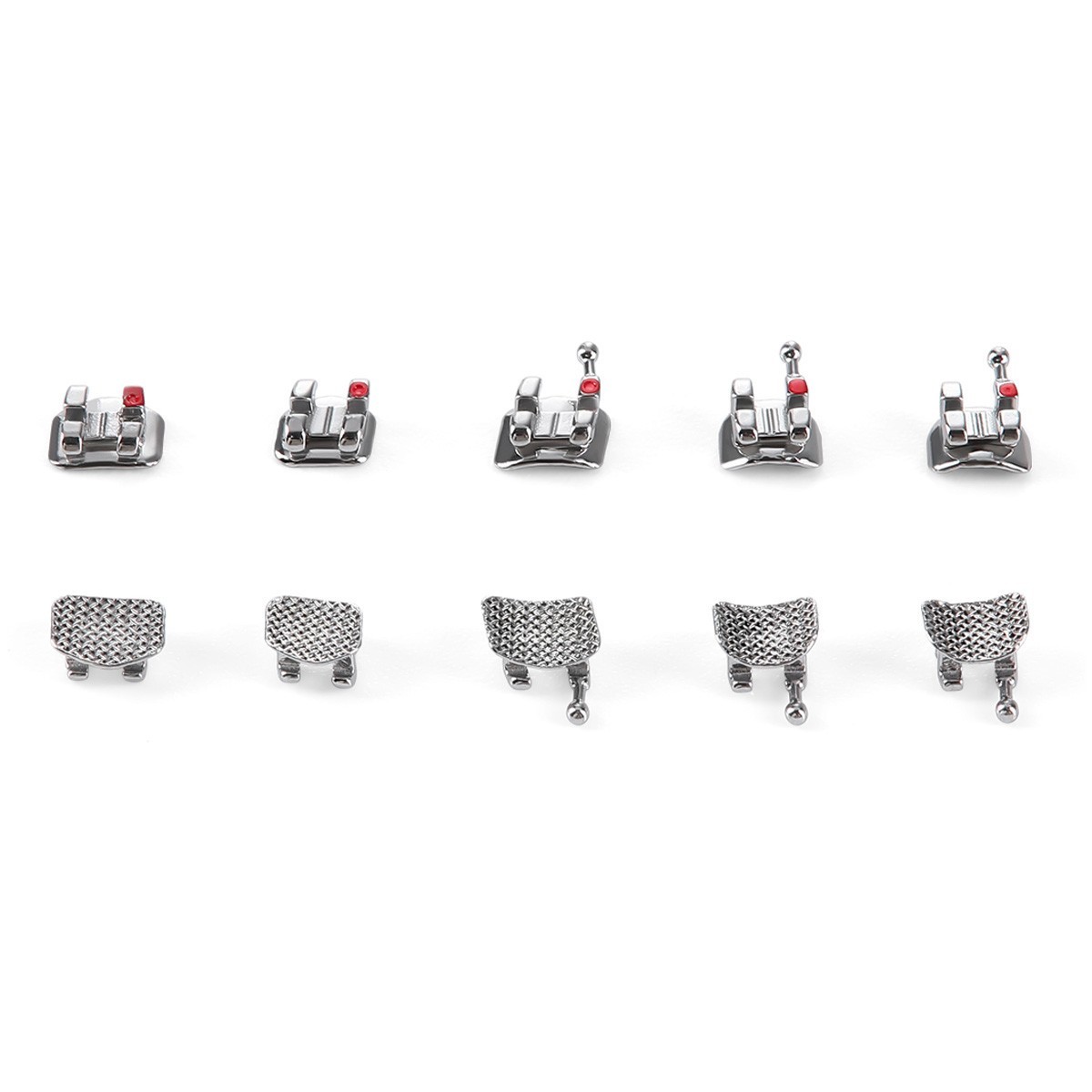 Dental Orthodontic Brackets Mesh Base Mini Roth MBT 022 018 Hooks Joydental
