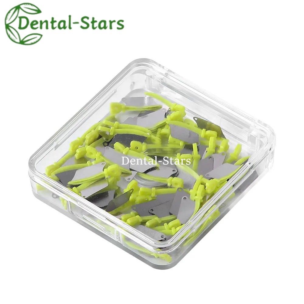 50Pcs/Box Dental Prime Teeth Interproximal Wedge Guard With Metal Protection S