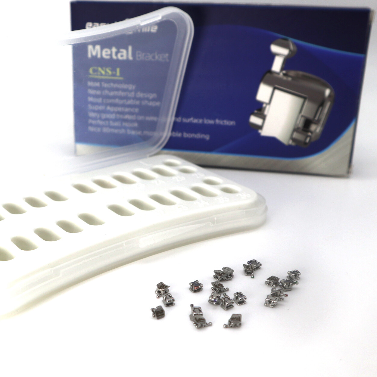 Orthodontic Metal Self-Ligating Brackets Dental MIM Braces ROTH/MBT .022 345Hook