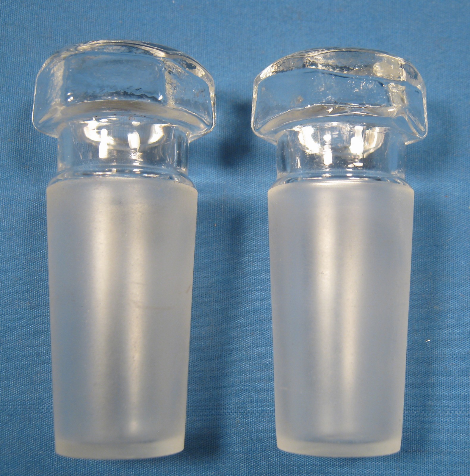HEX HEAD HOLLOW GLASS STOPPERS X2 24/40 FREE SHIPPING