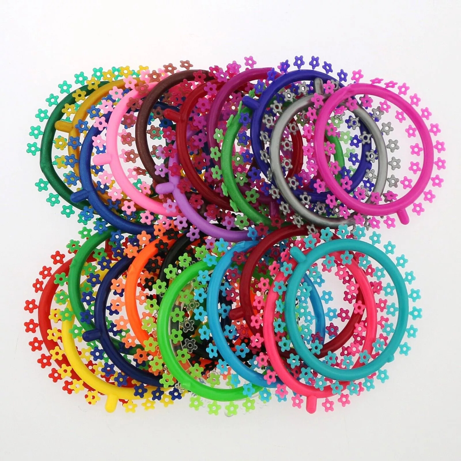 1000 Pcs Dental Elastic Rubber Multi-Colored Cartoon Ligature O-Ring Tie 3 Types