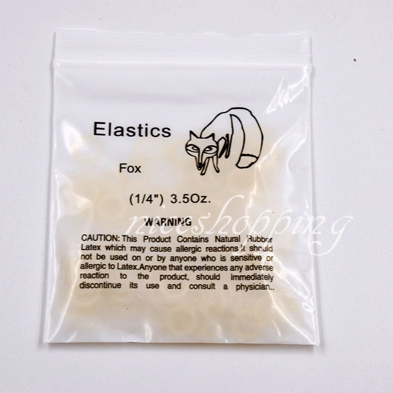 100 Pcs 1/4″ 3.5 Oz FOX – ORTHODONTIC ELASTICS – BRACES -DENTAL RUBBER BAND