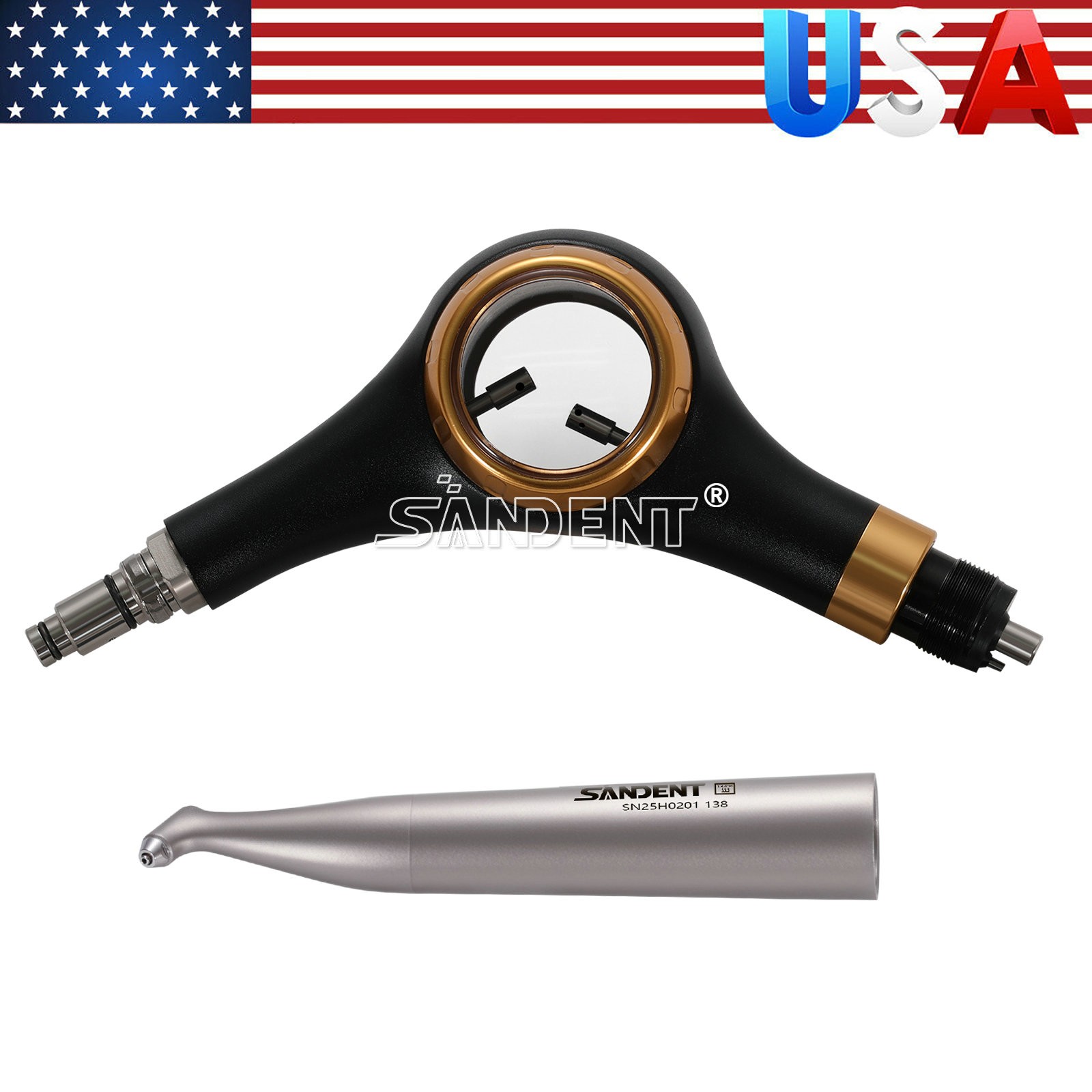 SANDENT Dental Air Polisher Supragingival Handpiece dt