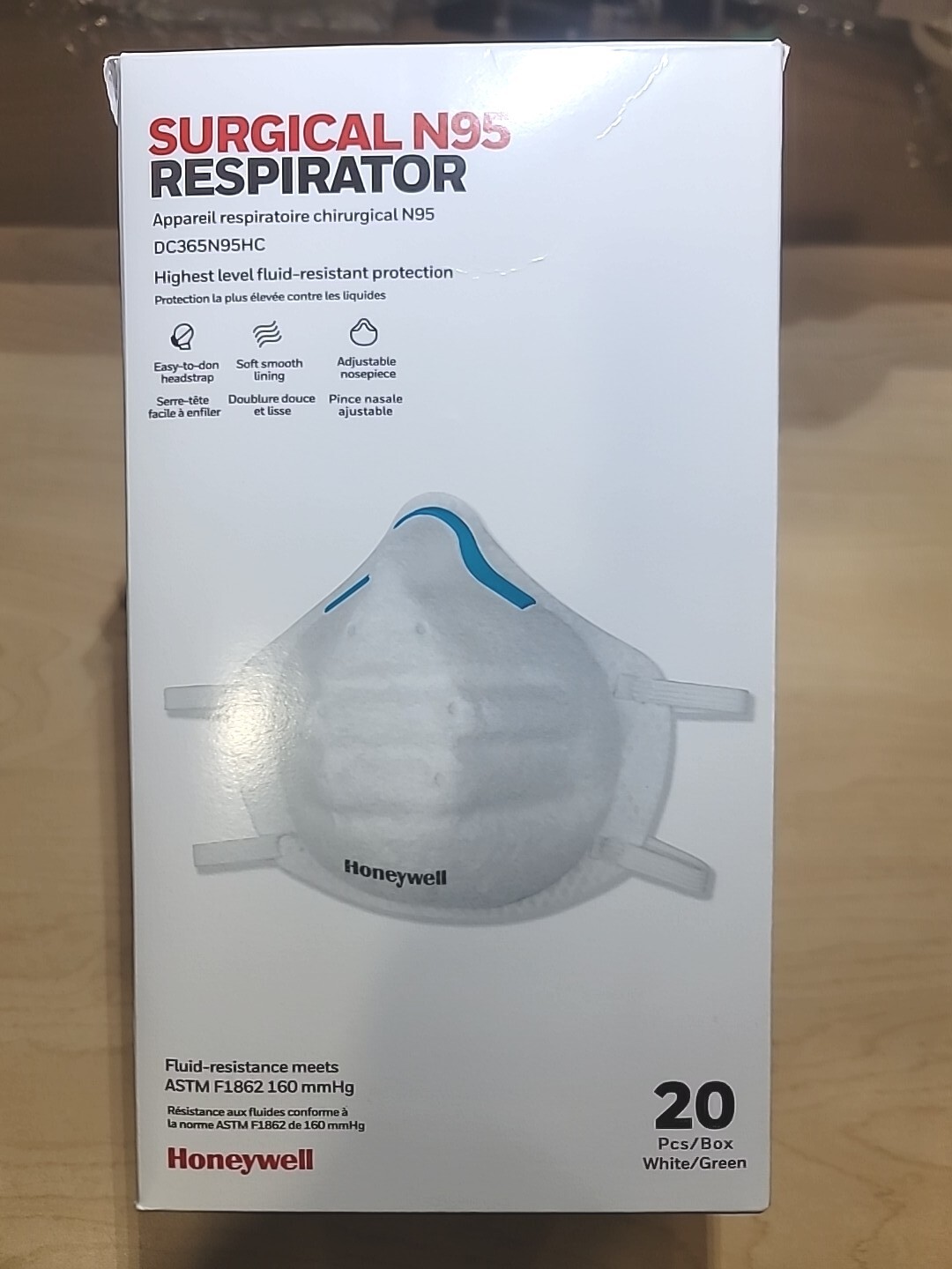 200 New N95 Surgical Grade Respirator Face Masks Honeywell Dust 10 Boxes Mask