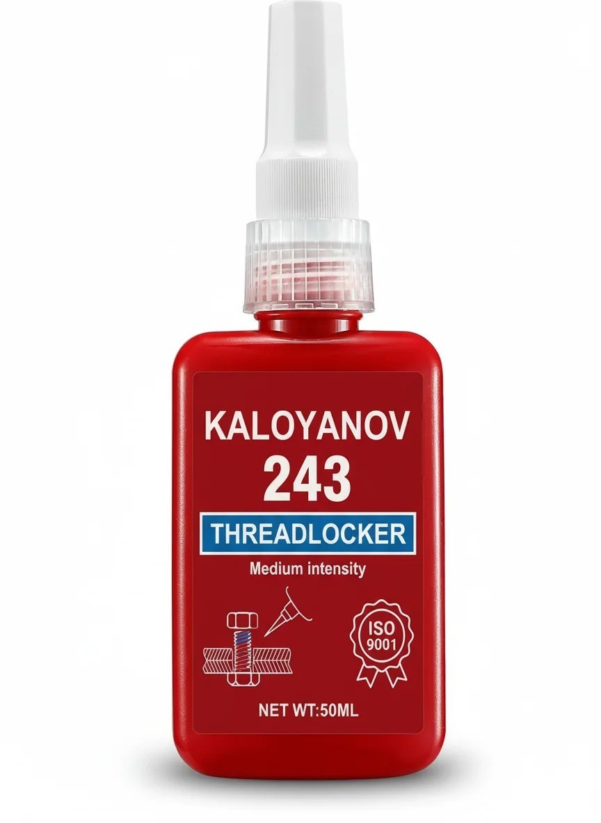 10/50ml Threadlocker 243 Blue Medium Strength Removable Thread Lock Adhesive