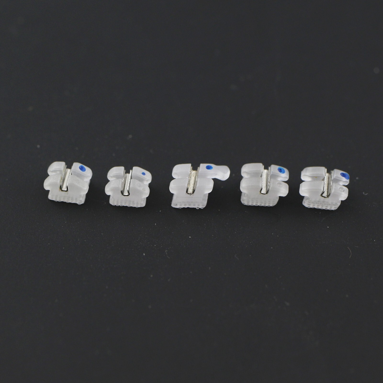 Orthodontic Bracket Ceramic Metal Slot Aesthetic Braces Roth 018 022 3M Clarity
