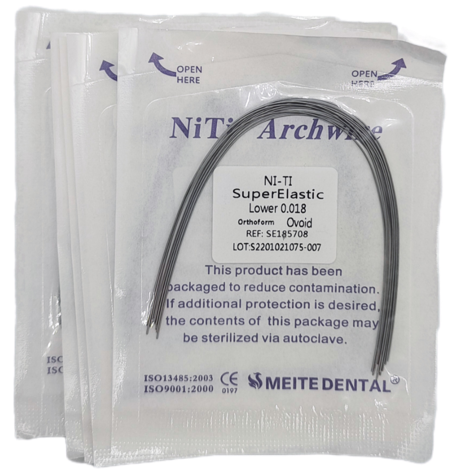 Dental Orthodontic Braces Brackets Metal Mini Roth.022 Hook 345 NITI Arch Wires