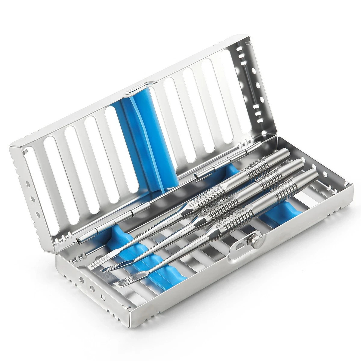 Dental Plastic/Metal 5/10/20 Instrument Disinfection Cassette Sterilization Box
