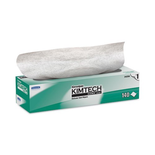 Kimtech Kimwipes Delicate Task Wipers, 14.7×16.6, Unscented, 144/Box, 5 boxes/PK