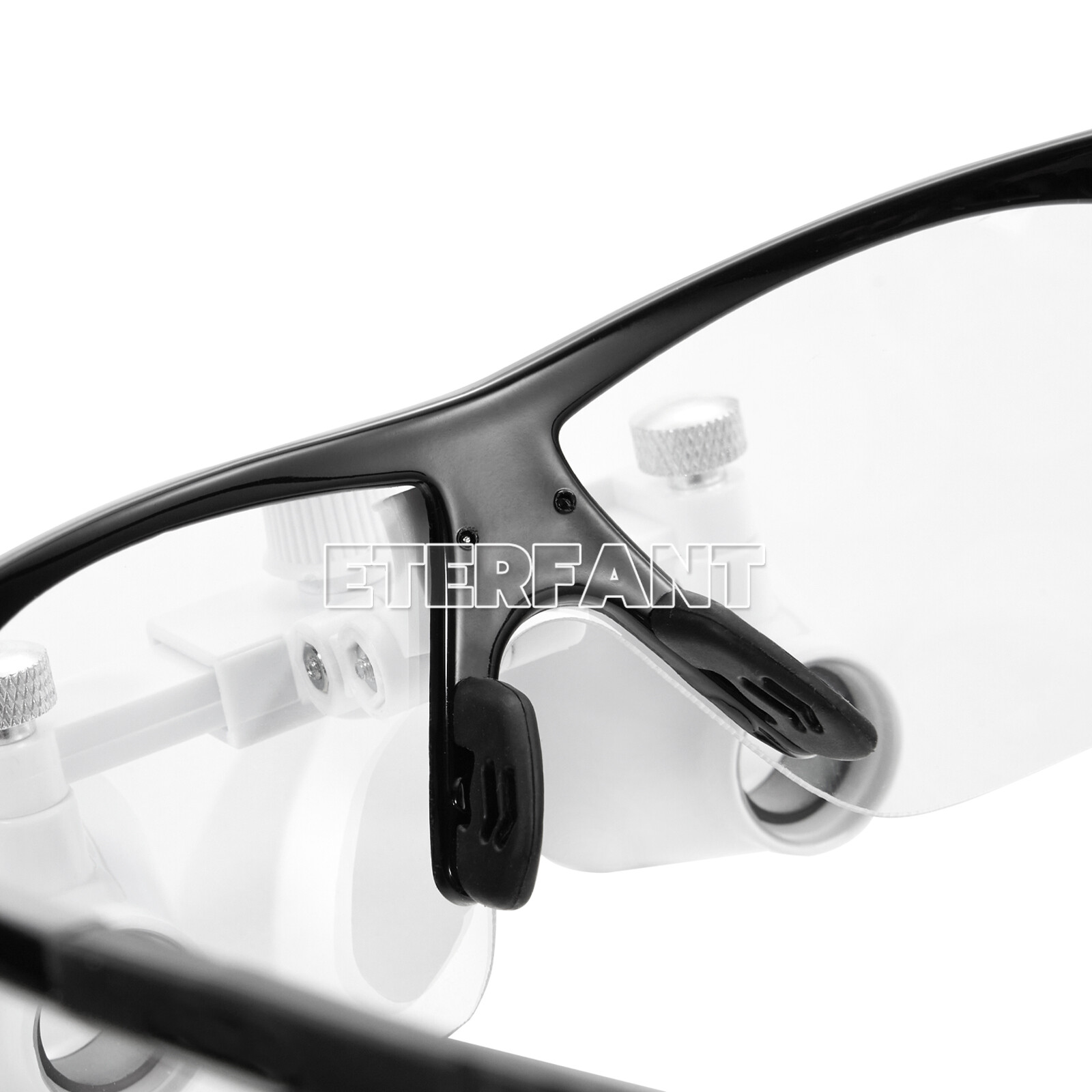 ETERFANT Dental 3.5x Magnifier Medical Binocular Loupes+3W LED Head Light Lamp
