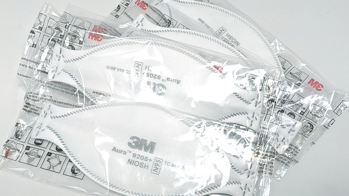 3M™ N95 Aura™ 9205+ | 5 Masks | NIOSH Approved N95 Particulate Respirator Mask!!