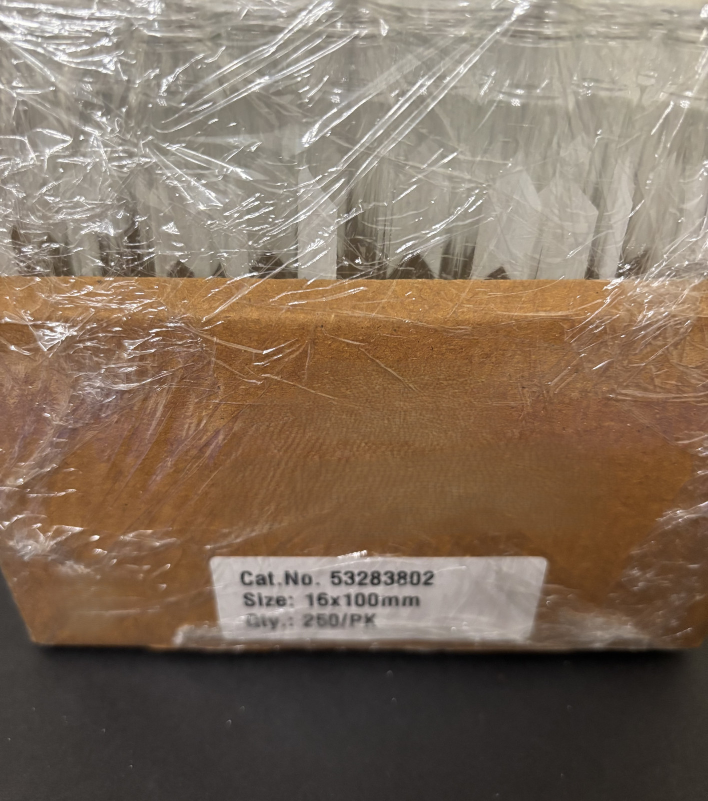 VWR 12 mL 16 x 100 mm Glass Culture Tubes, w/Screw-Cap #53283802 238/PK