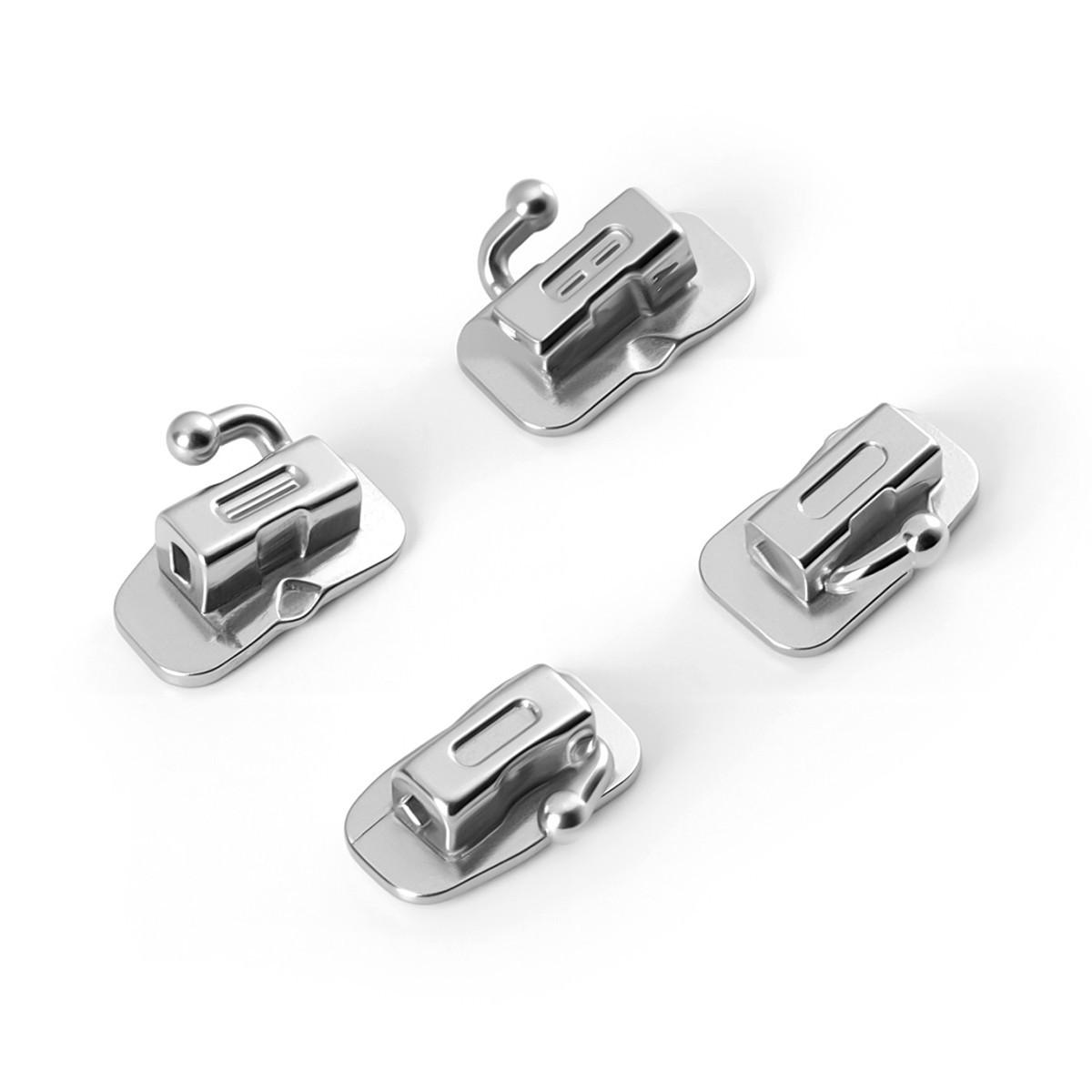 AZDENT Dental Orthodontic Self Ligating Bracket Braces Mini Roth.022 Hooks 345