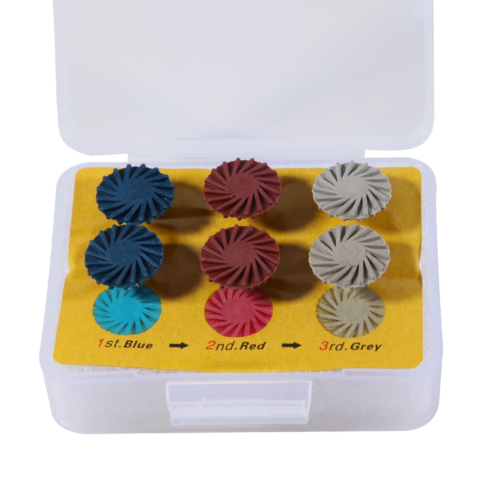 Dental Zirconia Diamond Grinding Polishing Kit RA Polisher for Contra Angle
