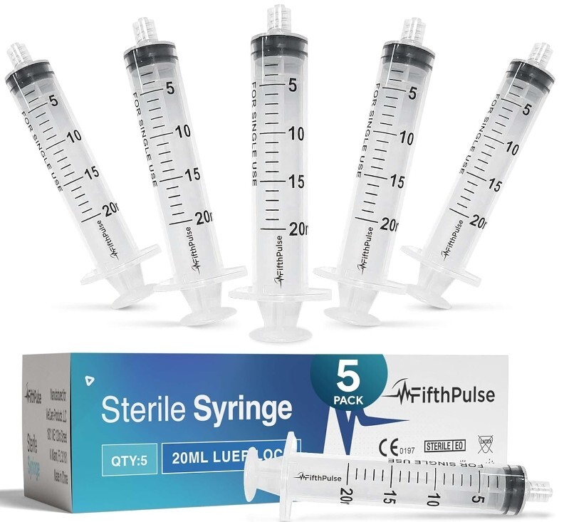 Plastic Syringes without Needle 5ml 10ml 20m 5ml 1ml Luer Lock Sterile Syringe