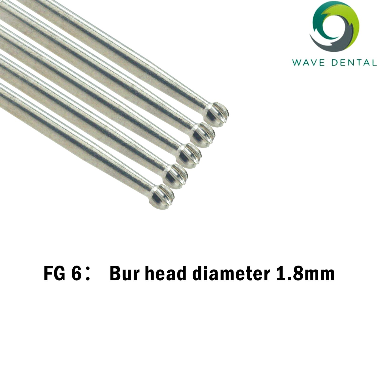 Wave Dental Surgical FG Burs 25mm Carbide Bur Friction Grip Round For High Speed