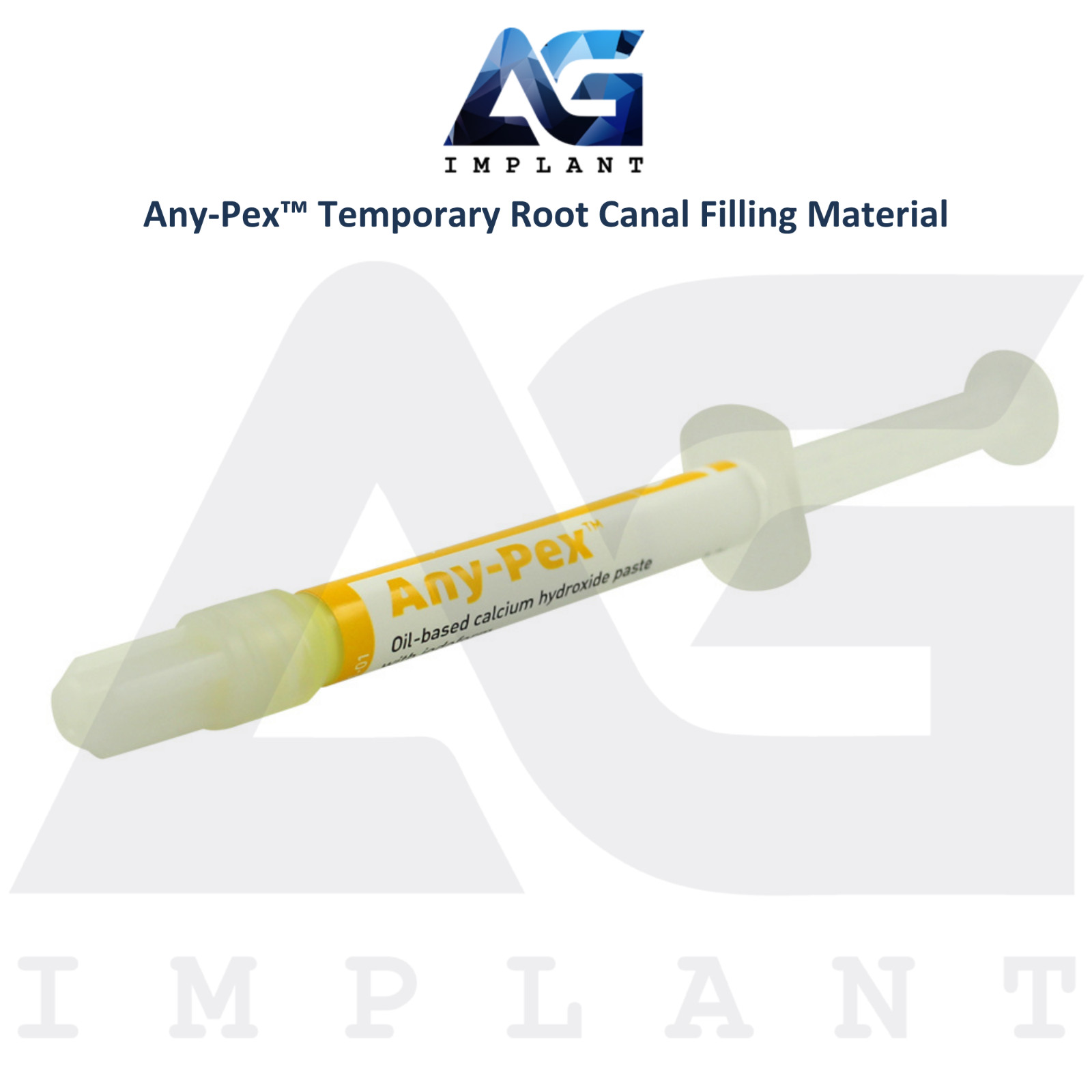 Any-Pex™ Temporary Ro0t Canal Filling Material 2.2g Syringe Dental Restorations