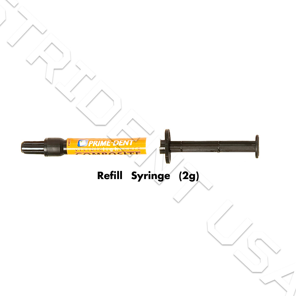 Prime Dent VLC Light Cure Flowable Composite – 2 gram syringe Multiple Shades