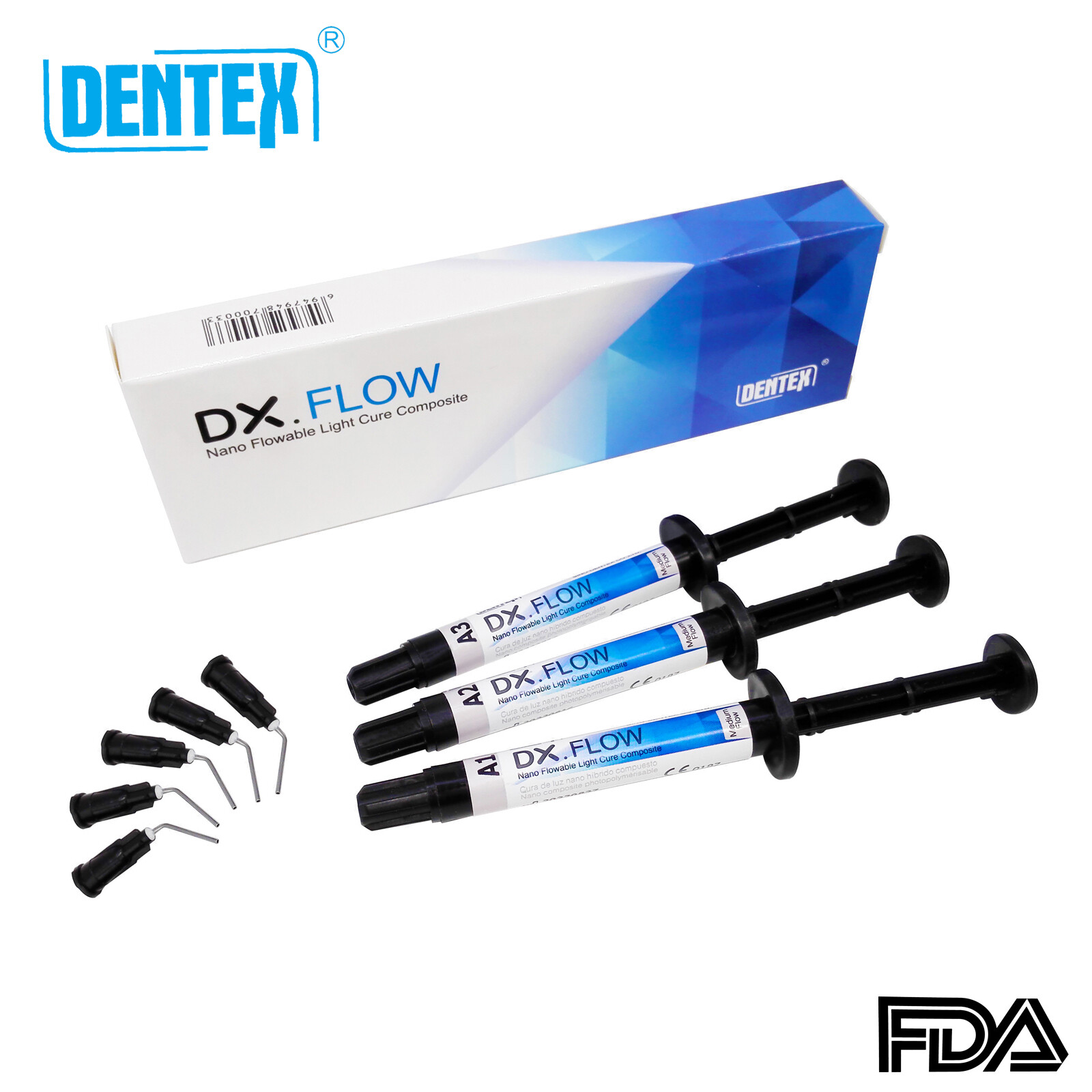 Dental Composite Resin Medium Flowable Light Cure/ Etching Gel /Bonding Adhesive