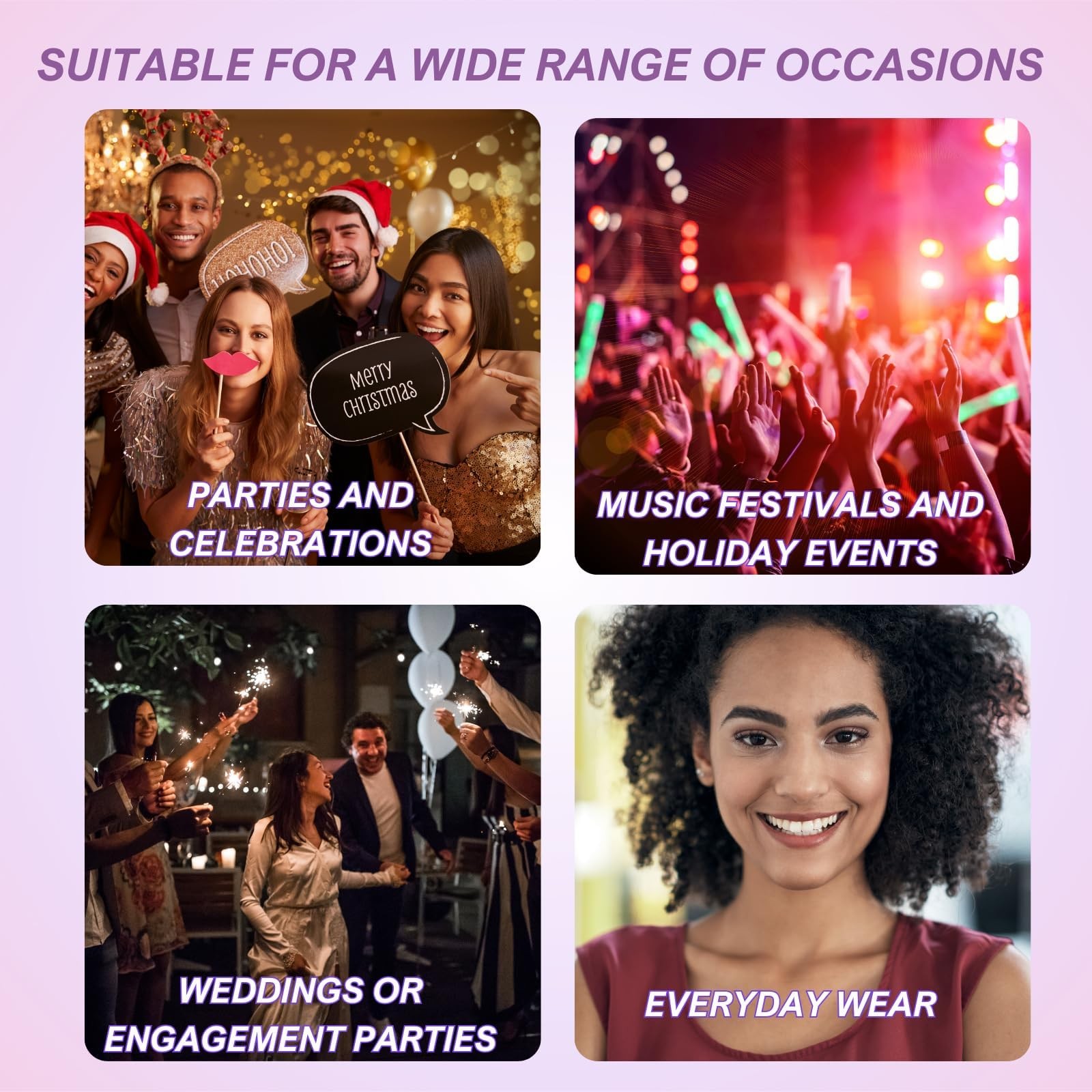 Fiorland Tooth Gem Kit, DIY Crystals Jewelry Kit Teeth Gems A, multi-color