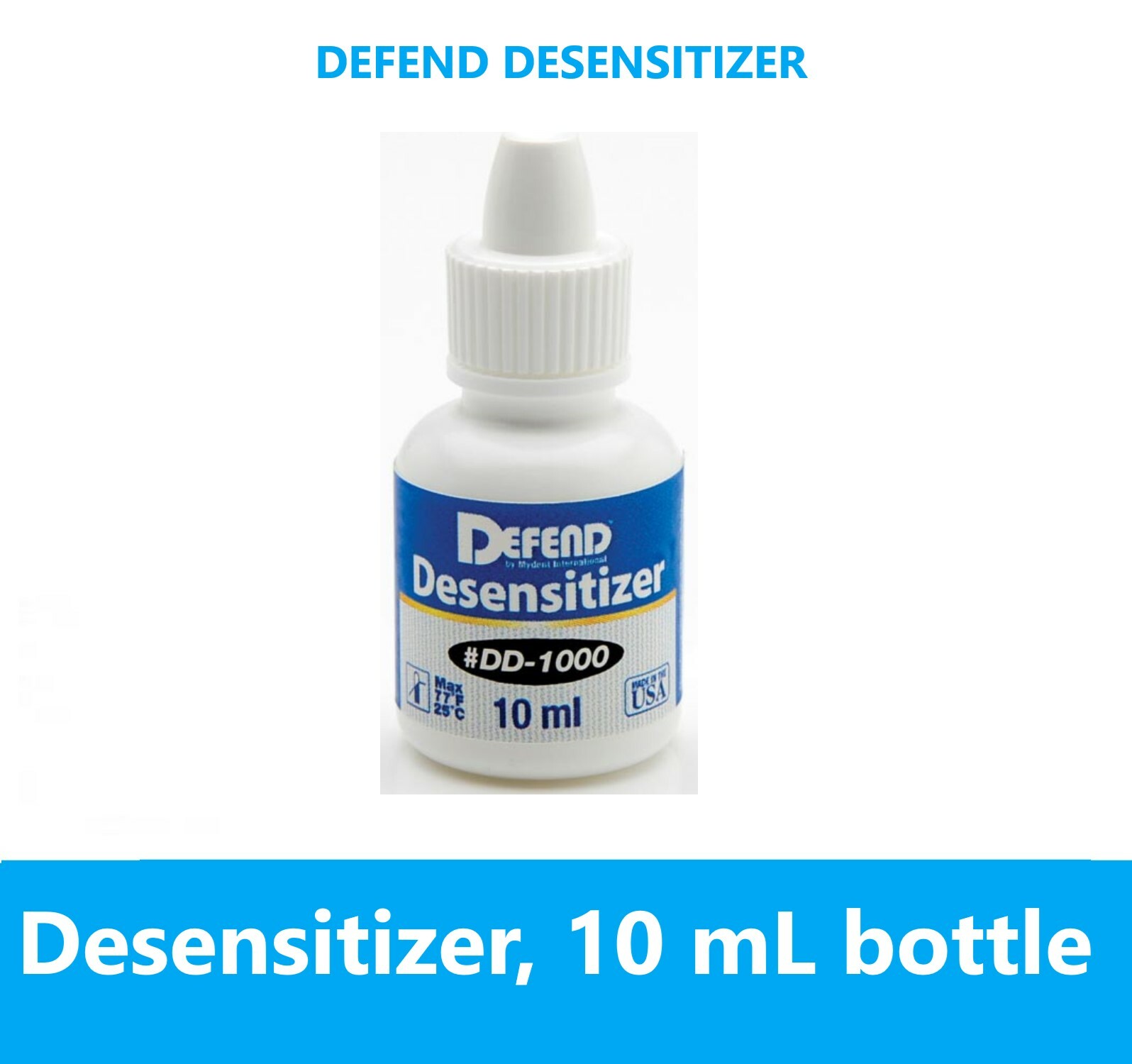 MARK3 Dental Dentin Desensitizer NO Glutaraldehyde 10mL Bottle MFG#: 4500
