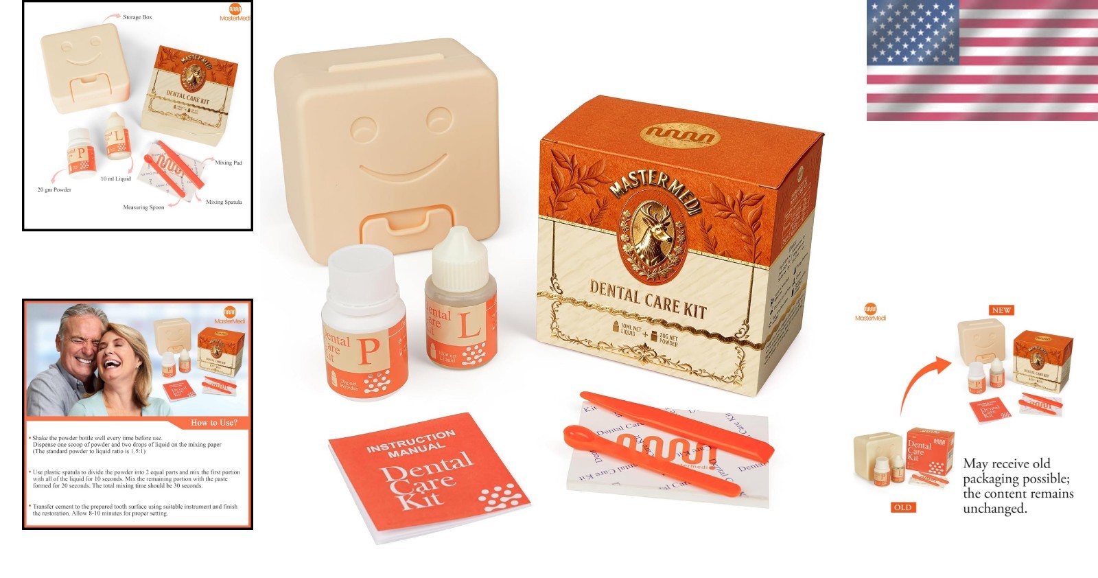 Versatile Dental Care Kit – Instant Fillings & Bridges with Zinc Oxide Eugenol