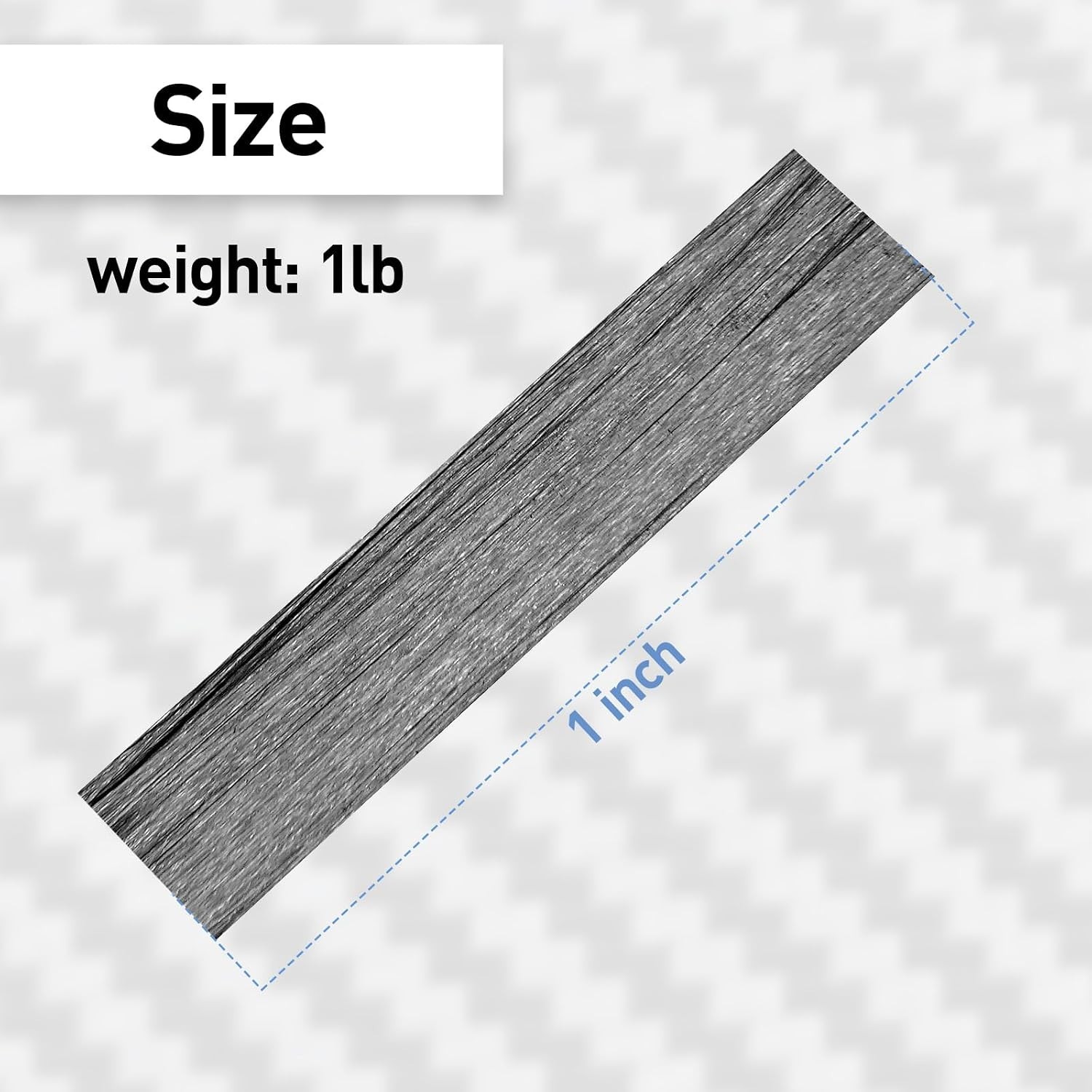 Chopped Carbon Fiber Flakes 1 Inch 1lb High Strength Forging Composite